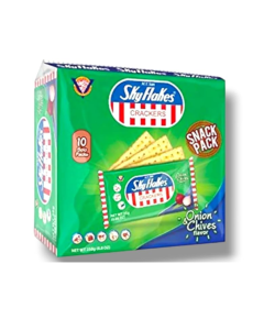 SKYFLAKES SNACK PACK - ONION & CHIVES - Carton