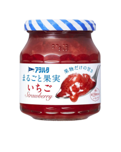AOHATA JAM FRUIT STRAWBERRY WHOLE - Carton