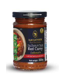 Blue Elephant Paste Curry Red - Carton
