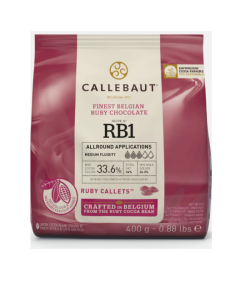 Callebaut Chocolate Couverture Ruby - Carton