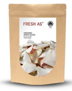 FRESH AS FREEZE DRIED APPLE SLICE ORG - Carton