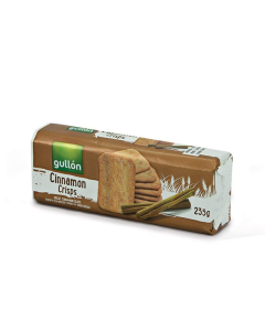 GULLON BISCUIT CINNAMON CRISPS - Carton