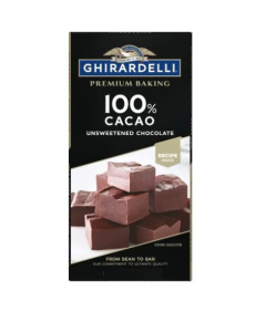 Ghirardelli Cacao Baking Bar 100%Unsweetened - Carton