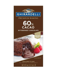 Ghirardelli Cacao Baking Bar Bittersweet 60% - Carton