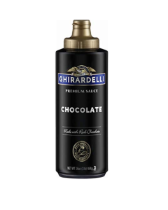 GHIRARDELLI CHOCOLATE SAUCE BLACK LABEL SQUEEZE - Carton