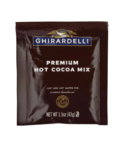 GHIRARDELLI HOT COCOA DOUBLE CHOCOLATE - Carton