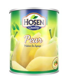 HOSEN PEAR HALVES IN SYRUP - Carton