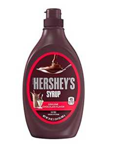 Hershey's Topping Sauce Choc in Syrup - Carton