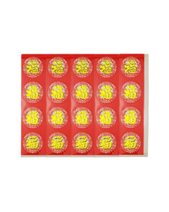KW CNY STICKER "FU" 40MM 20PC - Carton