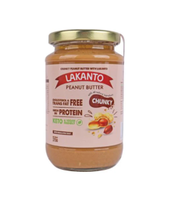 LAKANTO LAKANTO CHUNKY PEANUT BUTTER - Carton