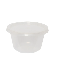 MS CONTAINER PLASTIC 175ML W1.5 Ø87MMX51MM - Carton