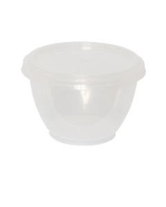 MS CONTAINER PLASTIC 200ML W2 Ø93MMX52MM - Carton