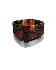 PH DELI BOX SQUARE RED/GOLD 325X325X38MM 20SET - Carton