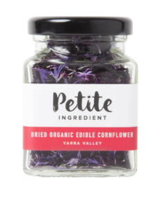 PETITE INGREDIENTS DRIED FLOWER ORG CORNFLOWER AUBERGINE - Carton