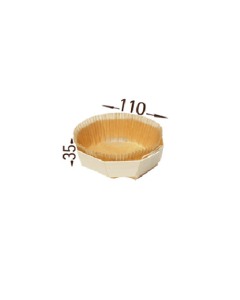 PANIBOIS MOULD WOODEN LOAF 110X35MM 5PC - Carton