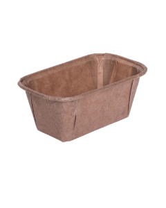 ECOPACK PLUM PAN 80X40 BROWN 10PC - Carton