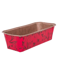 ECOPACK PLUM PAN 199X73 RED 5PC - Carton