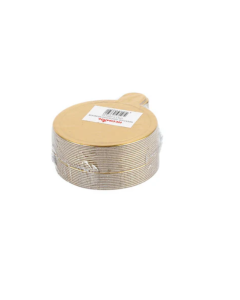 REDMAN PAPER PLATE ROUND GOLD 6CM 25PC - Carton