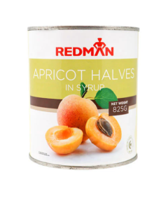 REDMAN APRICOT HALVE IN SYRUP - Carton