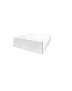 REDMAN BOX CAKE PLAIN WHITE 16X16X5 2PC - Carton