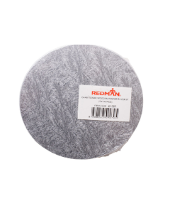 REDMAN CAKEBOARD WOODEN RD SILVER 8" - Carton