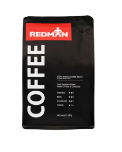 REDMAN COFFEE BEAN DARK ROAST - Carton