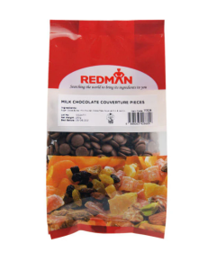 Redman Choc Couv Milk Pcs 35.5%  - Carton
