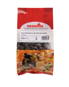 Redman Choc Couv Milk Pcs 35.5%  - Carton