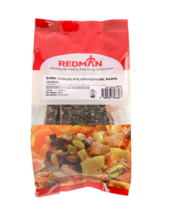 Redman Choc Couv Dark Big Chunks 58% Rm - Carton