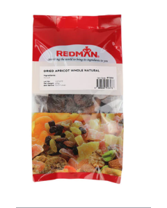 REDMAN DRIED APRICOT WHOLE NATURAL - Carton