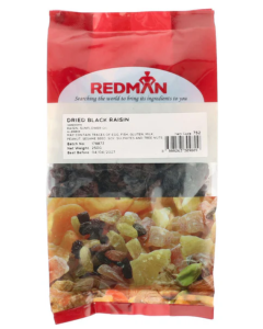REDMAN DRIED BLACK RAISIN - Carton