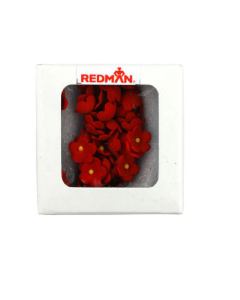 REDMAN DAISY BUTTON (S) RED - Carton
