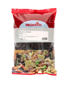REDMAN DRIED BLACK RAISINS - Carton