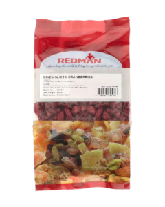 REDMAN DRIED CRANBERRY SLICED - Carton