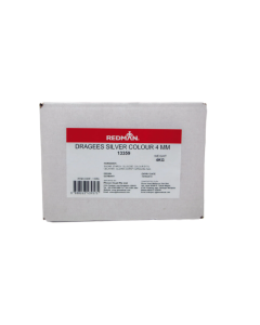 REDMAN DECOR DRAGEE SILVER 4MM - Carton