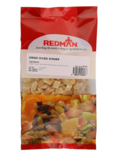 REDMAN DRIED GINGER DICED - Carton