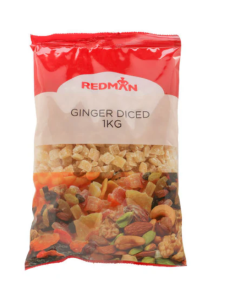 REDMAN DRIED GINGER DICED - Carton