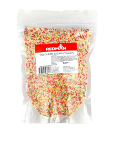REDMAN DECOR SUGAR STRANDS COLOURED - Carton