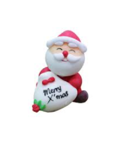 REDMAN DECOR ICING SANTA LARGE 8X8CM 701 - Carton