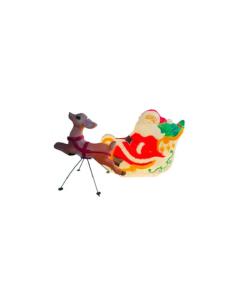 REDMAN DECOR ICING FLAT SANTA REINDEER 3.9X5CM - Carton