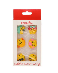 REDMAN DECOR ICING SMILEY FACE - Carton