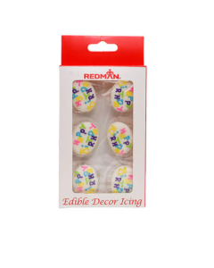 REDMAN DECOR ICING HBD PLACARDS - Carton