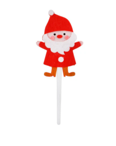 REDMAN DECOR ON PICK X'MAS SANTA 6.8X2.8CM 508 - Carton