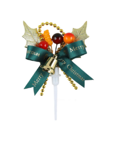 REDMAN DECOR ON PICK X'MAS LEAVE 9X6.5CM 2001 - Carton