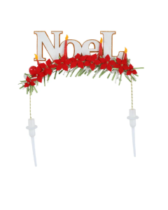 REDMAN DECOR ON PICK X'MAS NOEL 11.8X10.1CM 106 - Carton