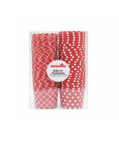 REDMAN MUFFIN CUP SET 48X50MM RED 50PC - Carton