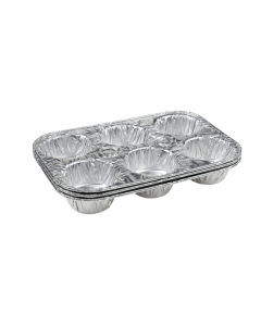 REDMAN MUFFIN TRAY FOIL 6CAV 3PC - Carton