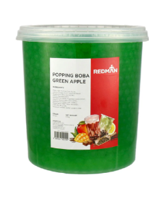 REDMAN POPPING BOBA GREEN APPLE - Carton