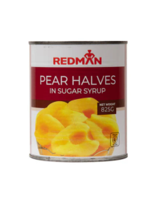 REDMAN PEAR HALVES IN SYRUP - Carton