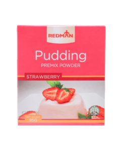 REDMAN PUDDING POWDER STRAWBERRY - Carton